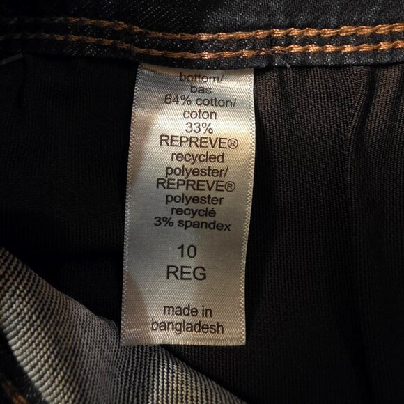 MAURICES EVERFLEX HIGH-RISE FLARE JEANS Size 10 Dark Blue Super Stretch NWT - Picture 6 of 7